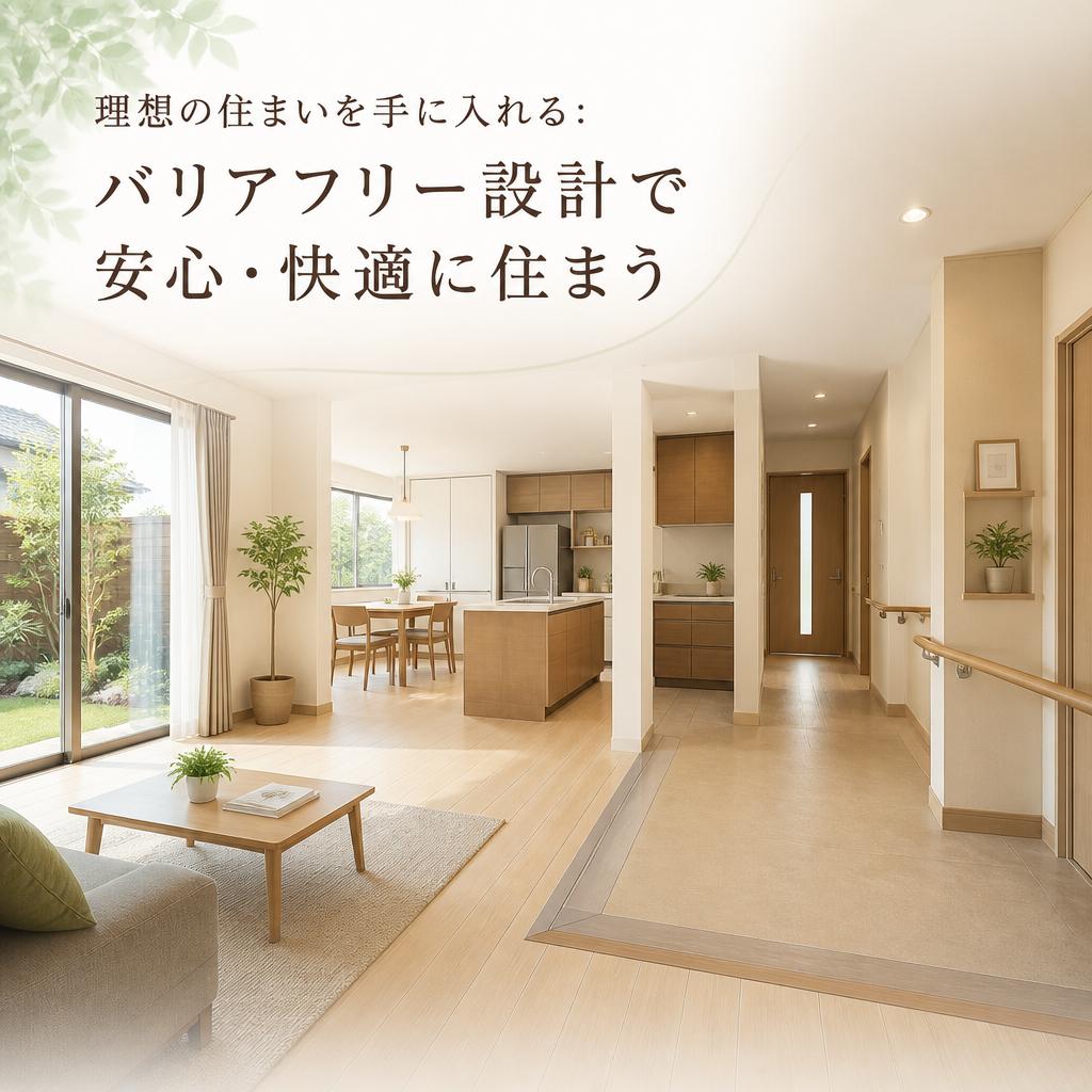 理想の住まいを手に入れる: バリアフリー設計で安心・快適に住まう