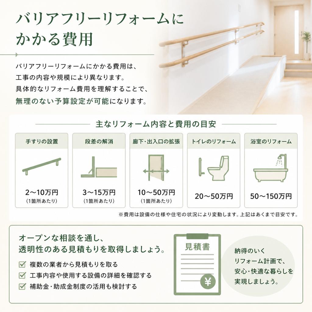 リフォーム費用のシミュレーション
