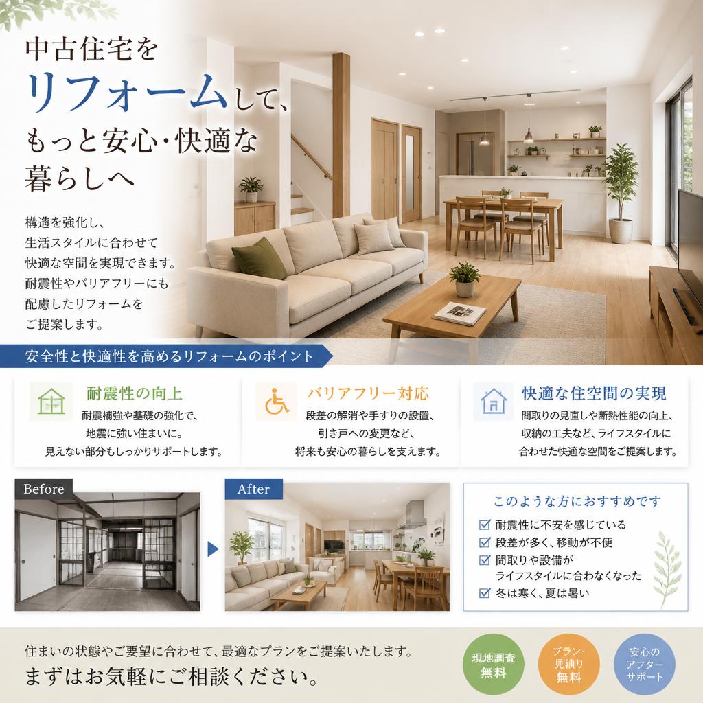 リフォームの必要性とは？