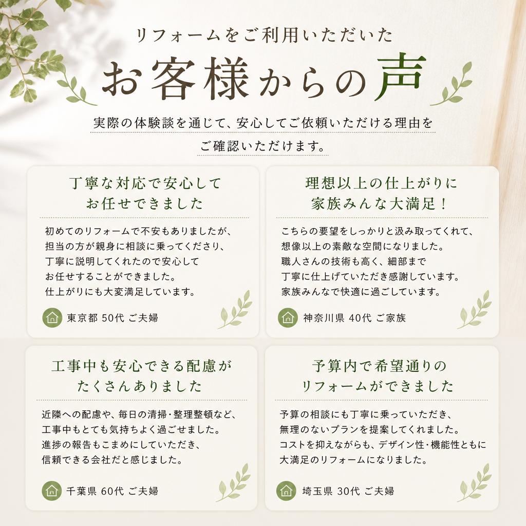 お客様の声