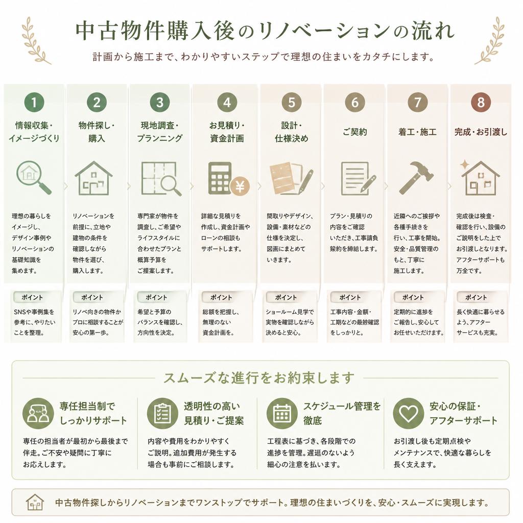 リノベーションの流れ