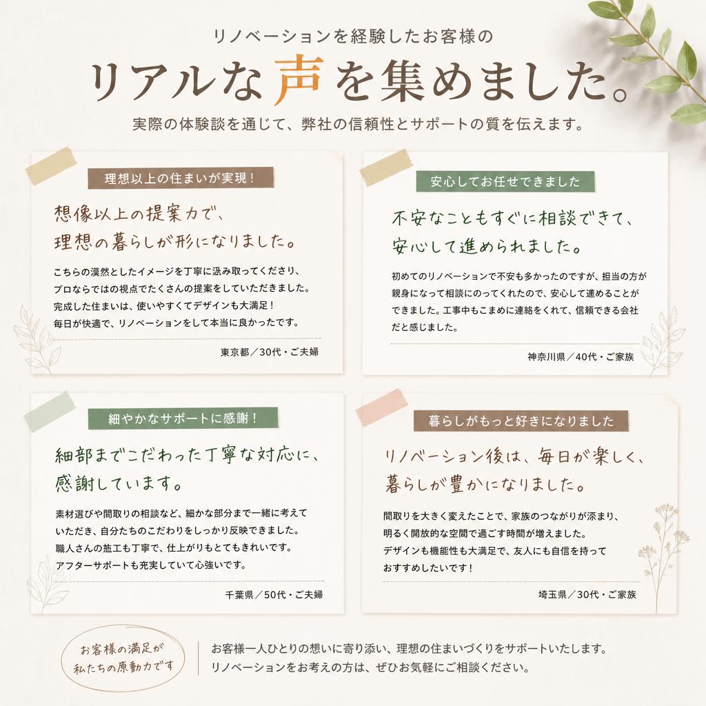 お客様の声