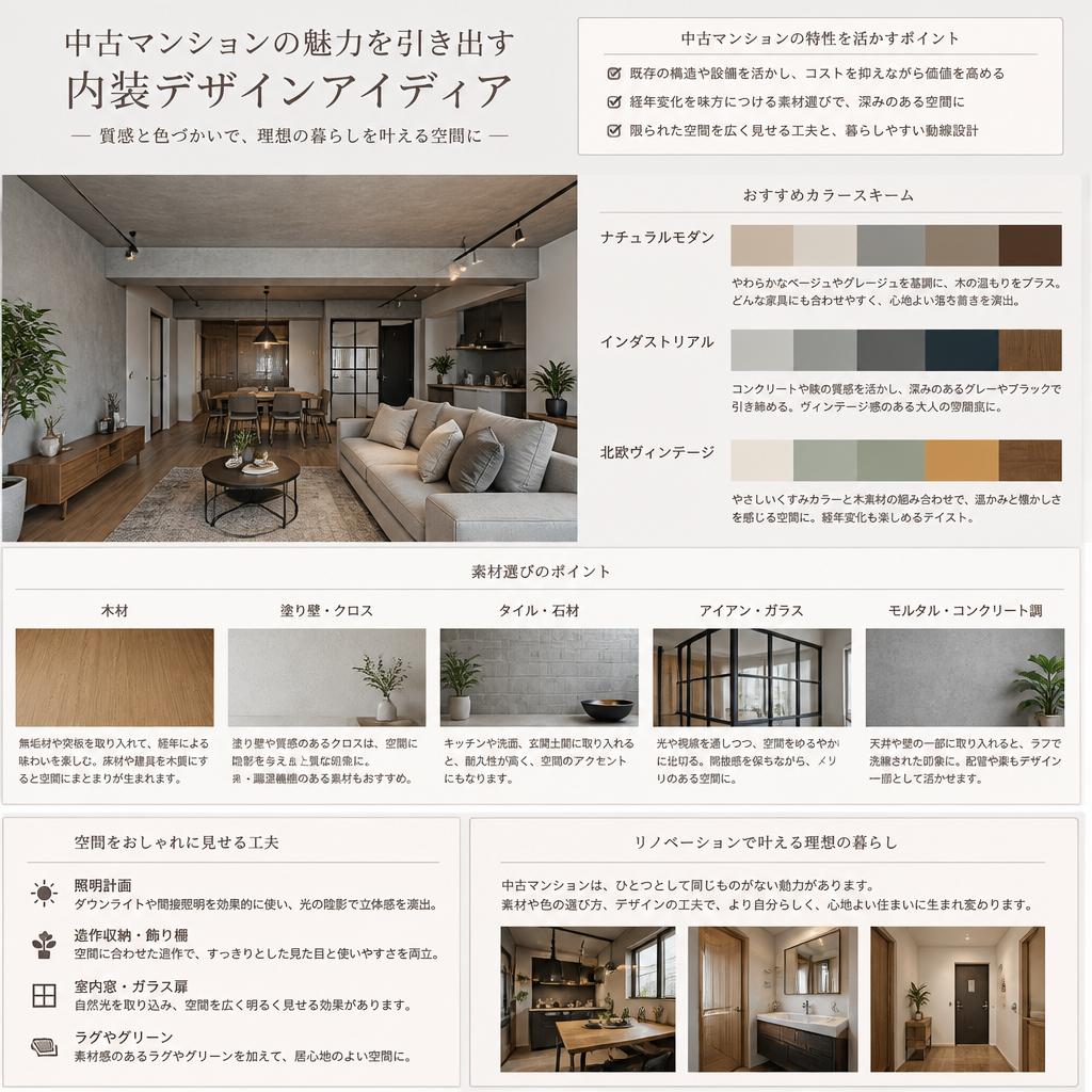 理想の内装デザインを実現するために
