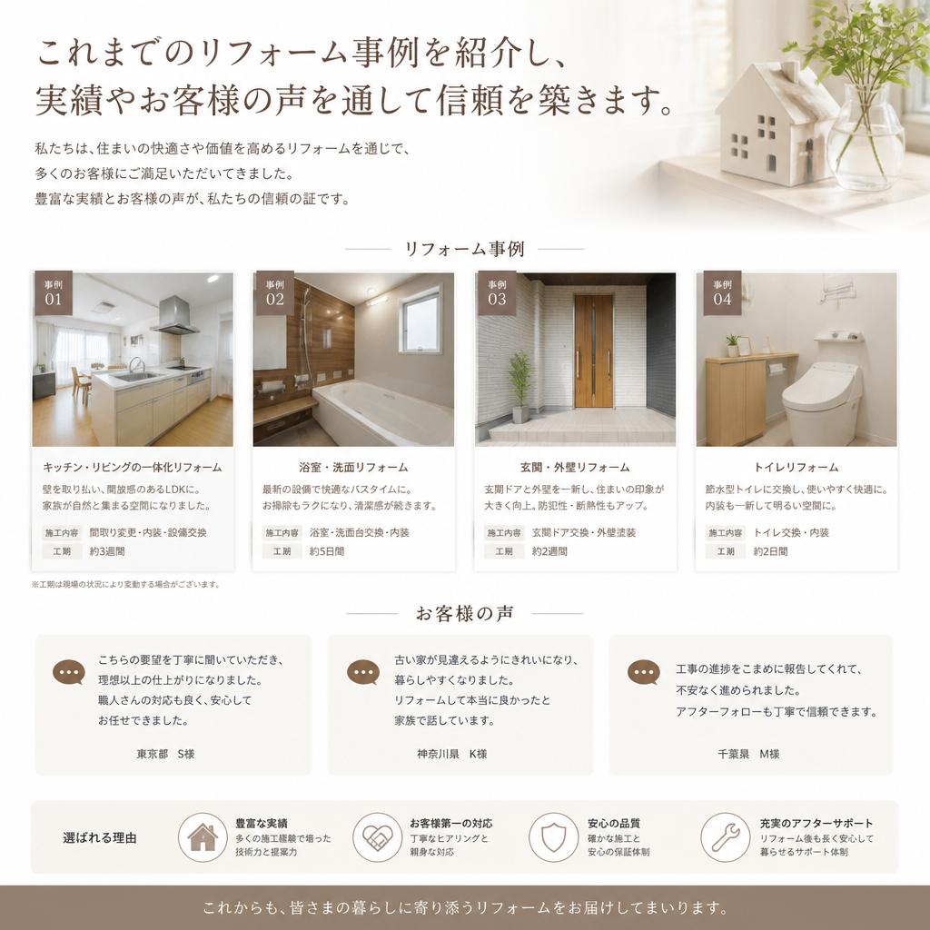 春日部でのリフォーム実績