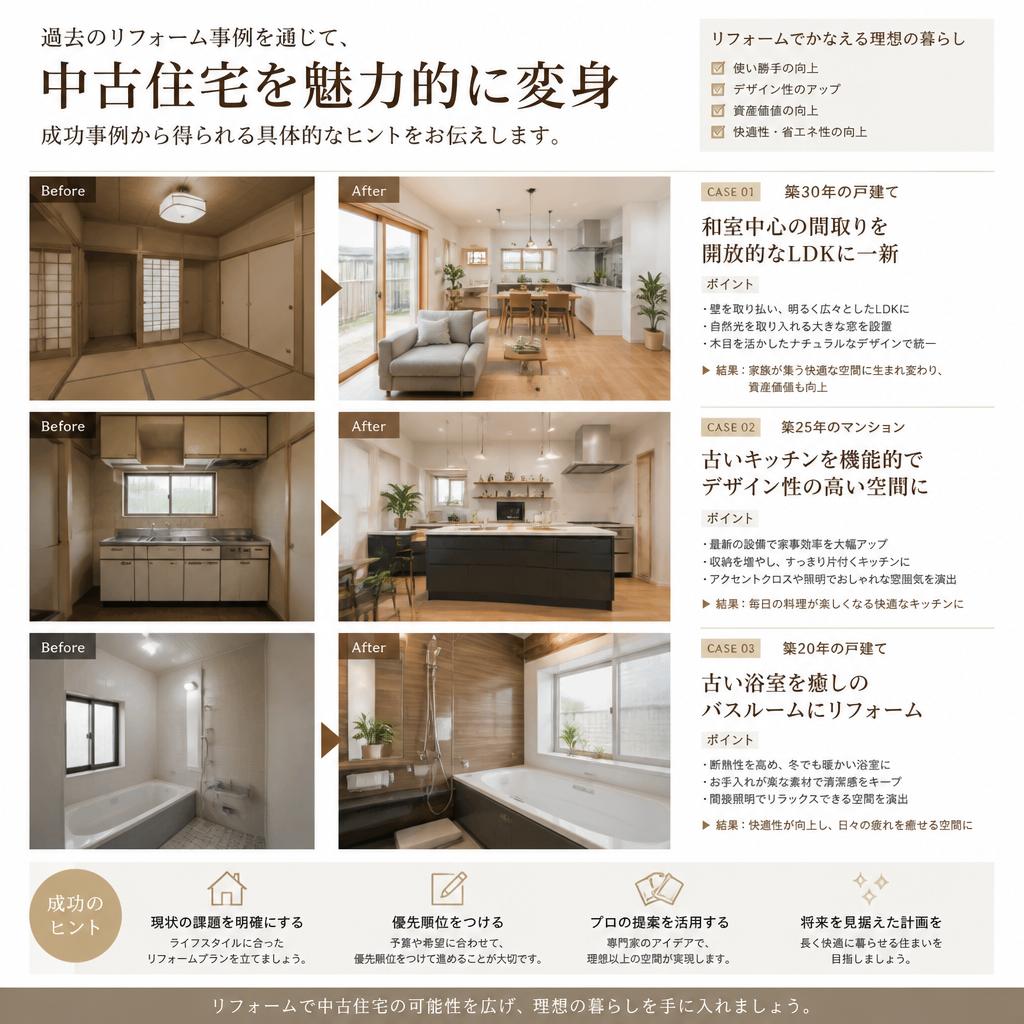 戸建てリノベーションの実績