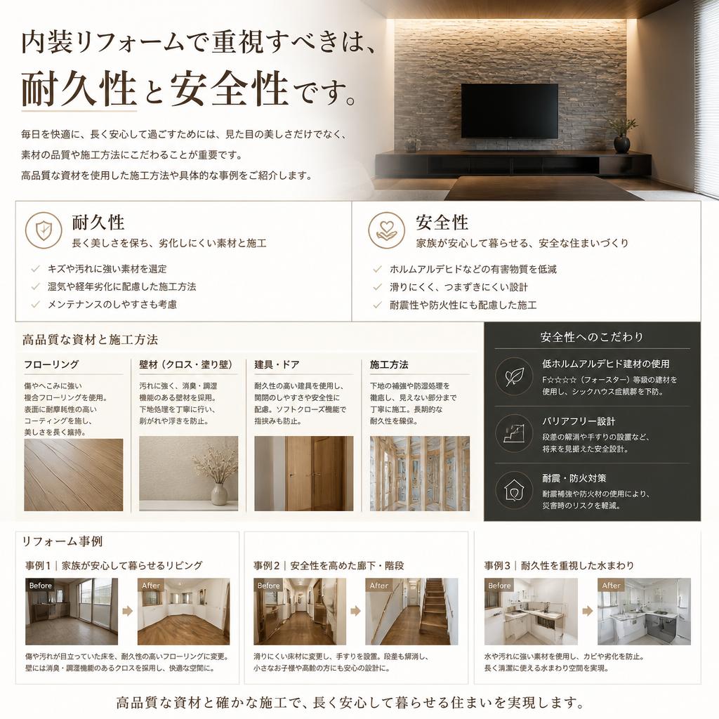 安全な内装の選択