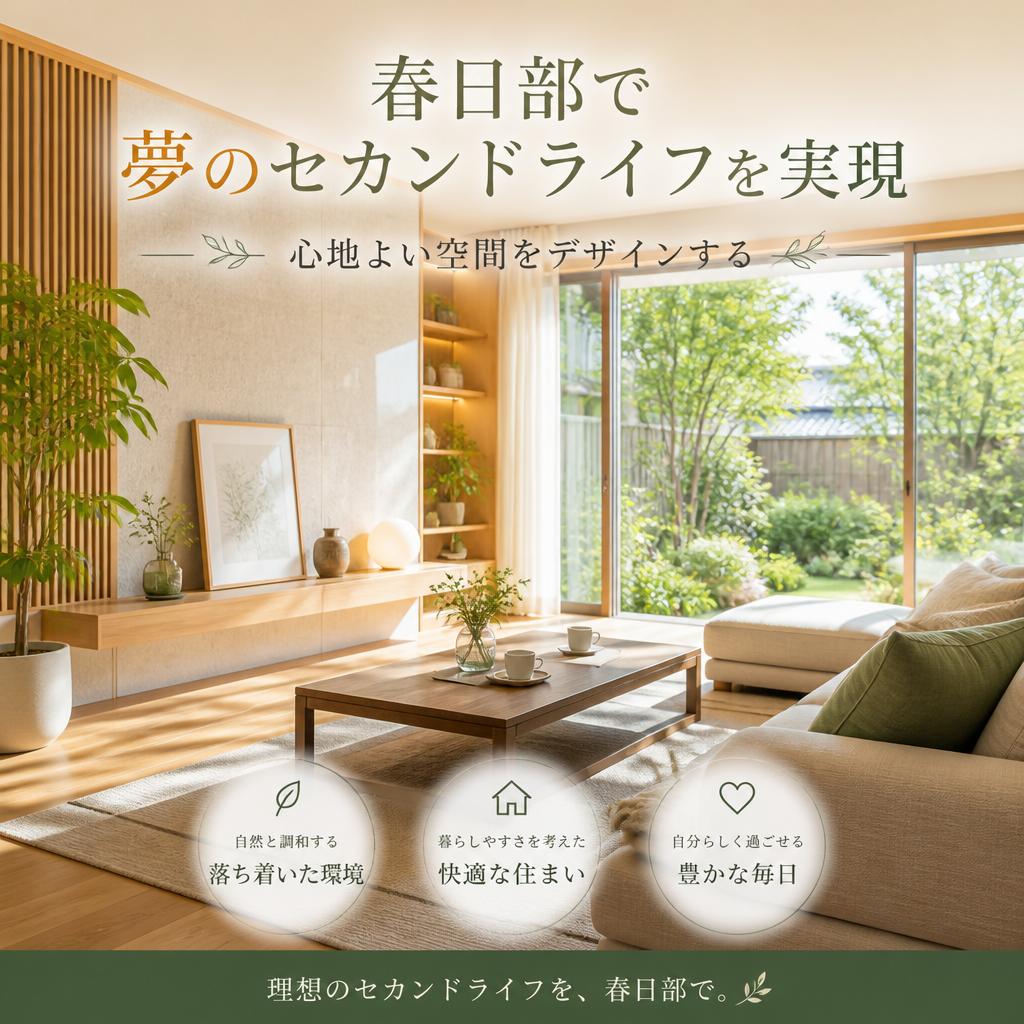 春日部で夢のセカンドライフを実現、心地よい空間をデザインする
