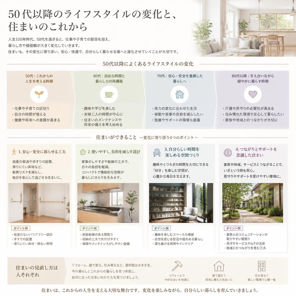 5. 50代からの暮らしの変化