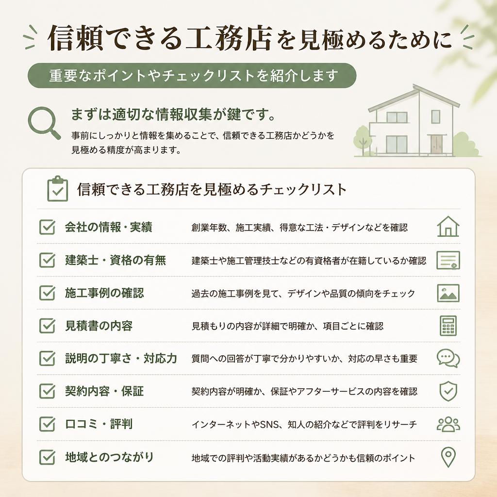 工務店選びの基本