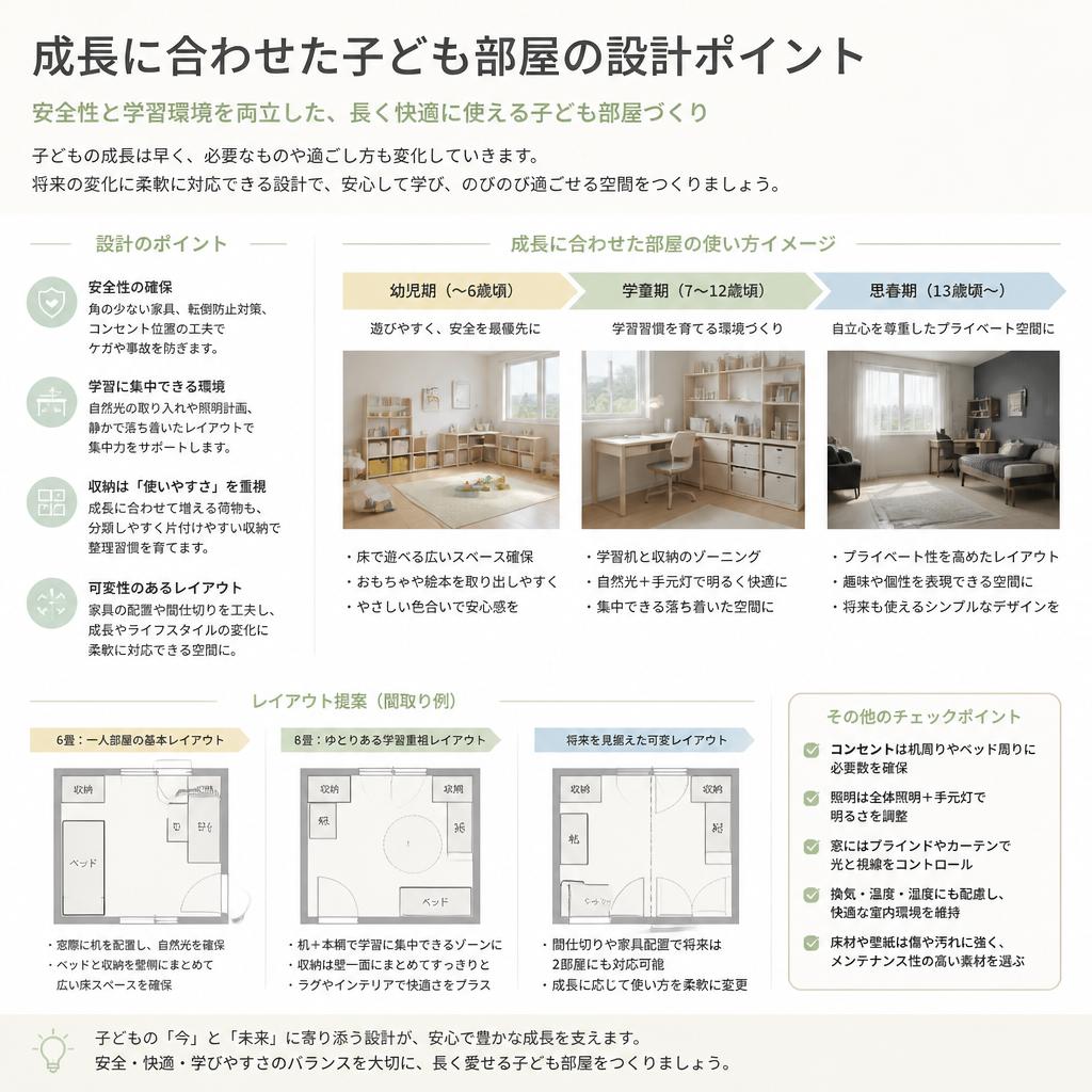 子ども部屋の最適な設計