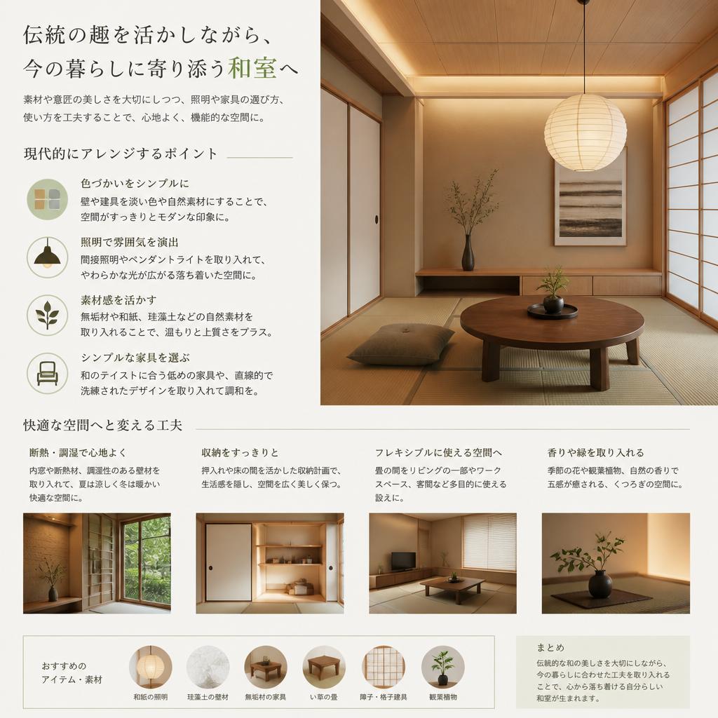 和室の改装アイデア