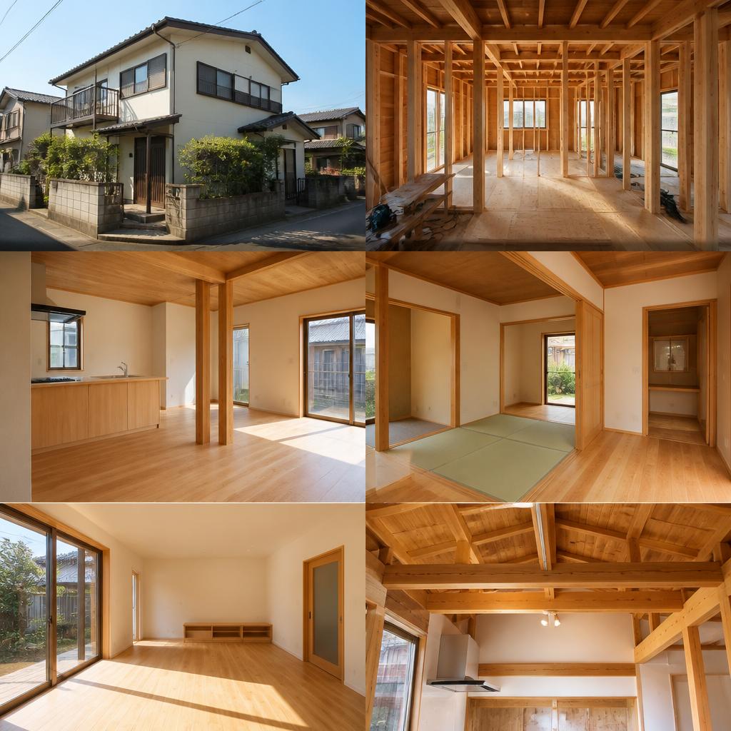 春日部市の中古住宅を大工工事で再生！