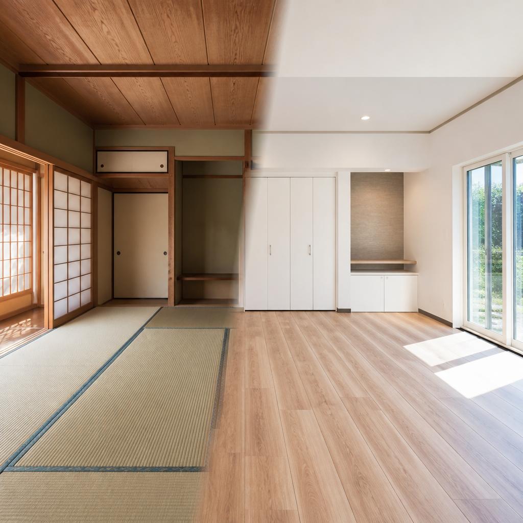 「和室から洋間へ、あなたの空間をもっと快適に！」